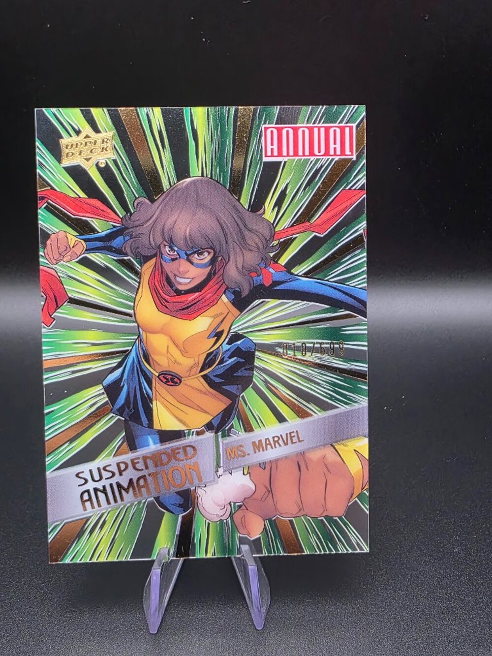 2023-24 UD Marvel Annual Ms. Marvel #13 Suspended Animation /699